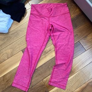 Pink lululemon leggings never worn